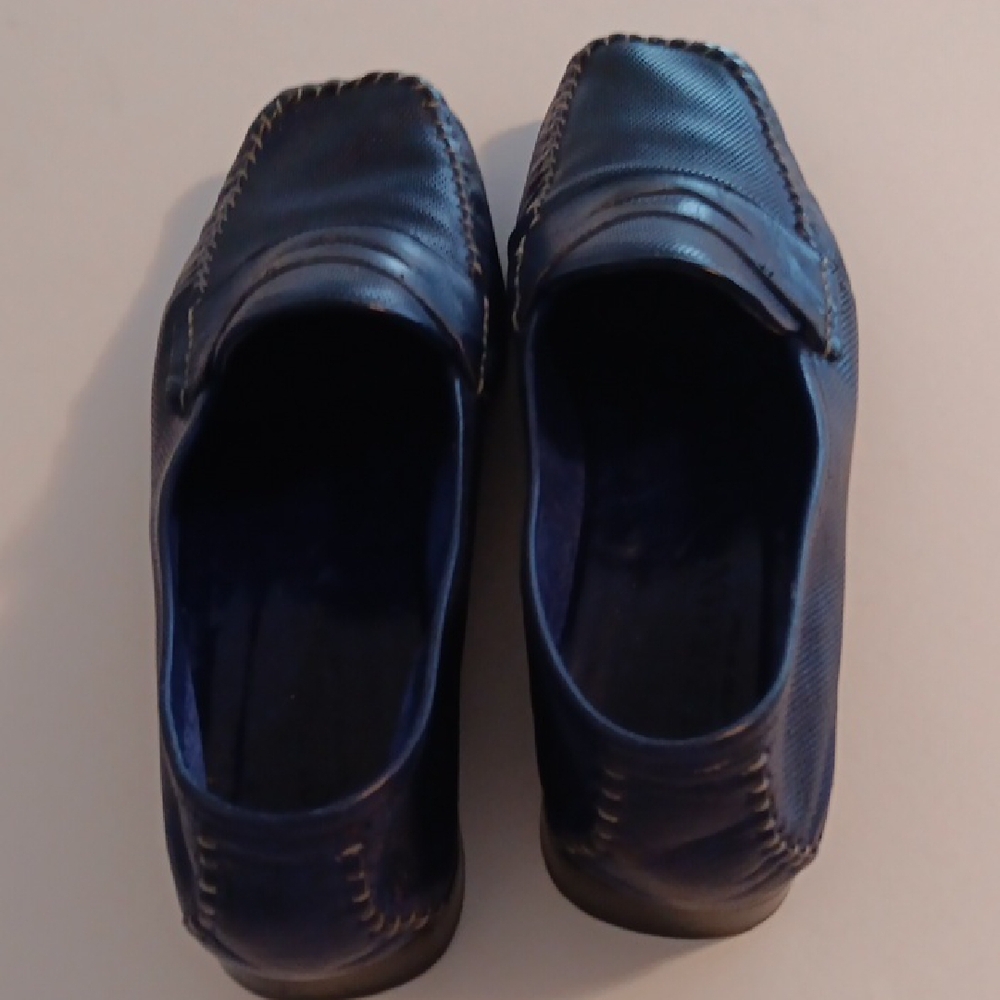Cole Haan Navy Blue Loafers - Picture 4 of 8